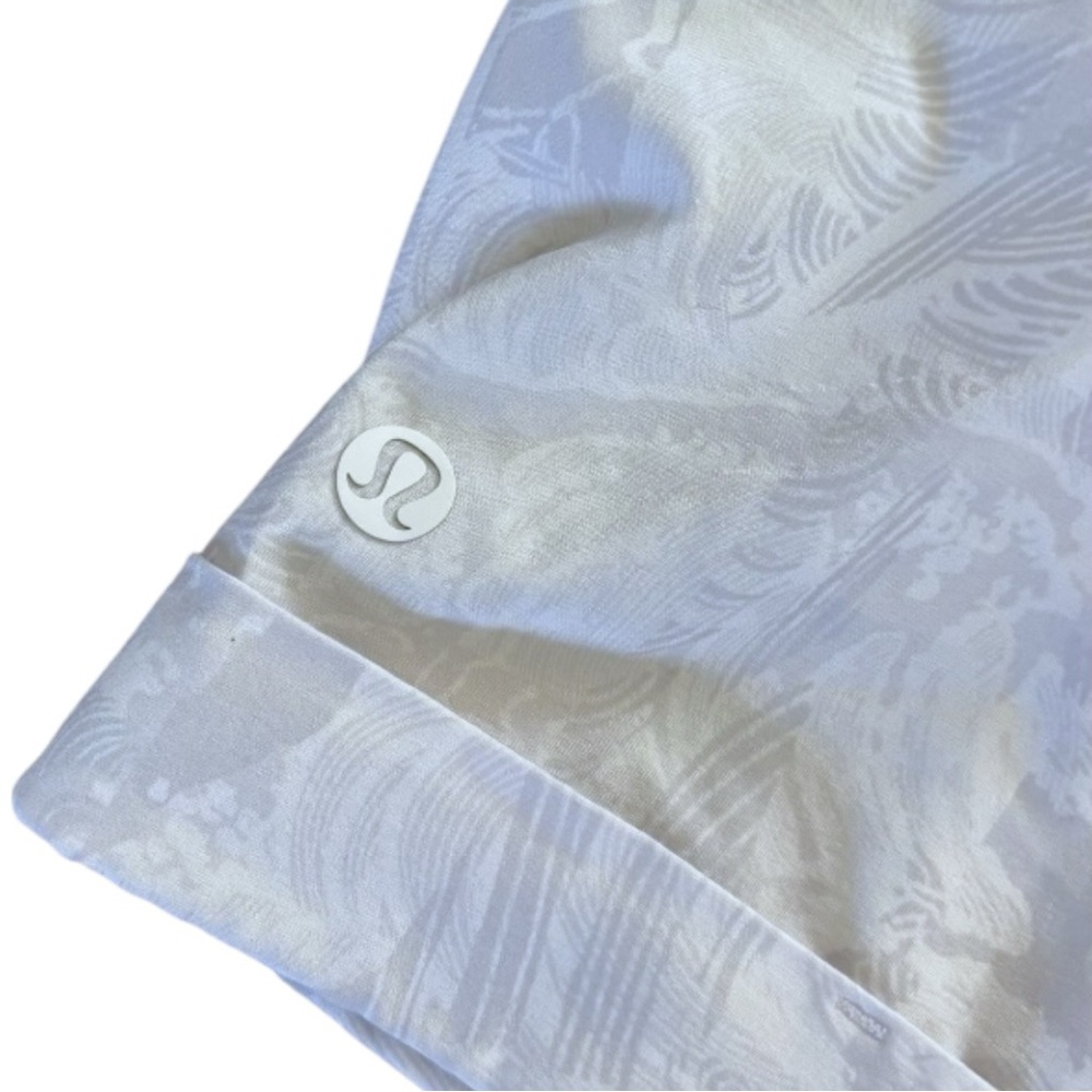 Lululemon Spring Break Away Shorts Eternal Wave White 3” Size 6 NWOT